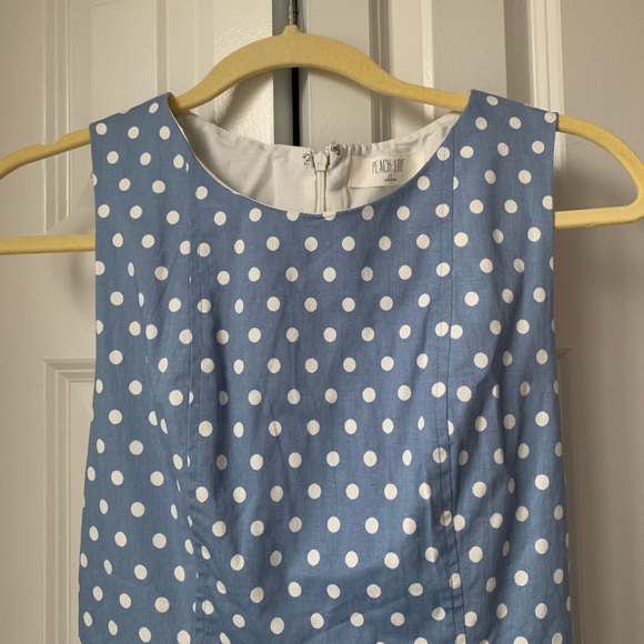 Polka-dot Dress with Pockets - Picture 2 of 5